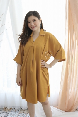  YEONG DRESS Dress Hamil Menyusui Modis - DRO 1031 KUNING